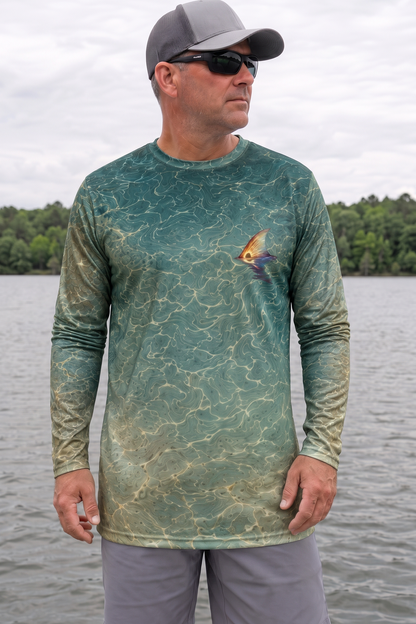 Performance Fishing Long Sleeve - Red Drum Drift - AOF189 image 3