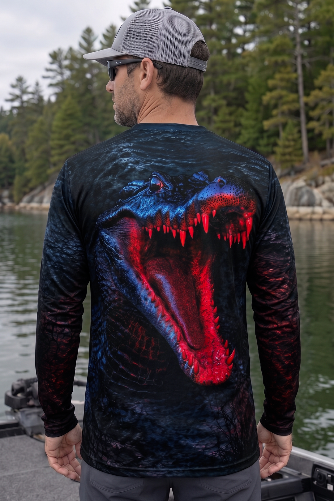 Performance Fishing Long Sleeve - Gator Nightstrike - AOF191 image 2