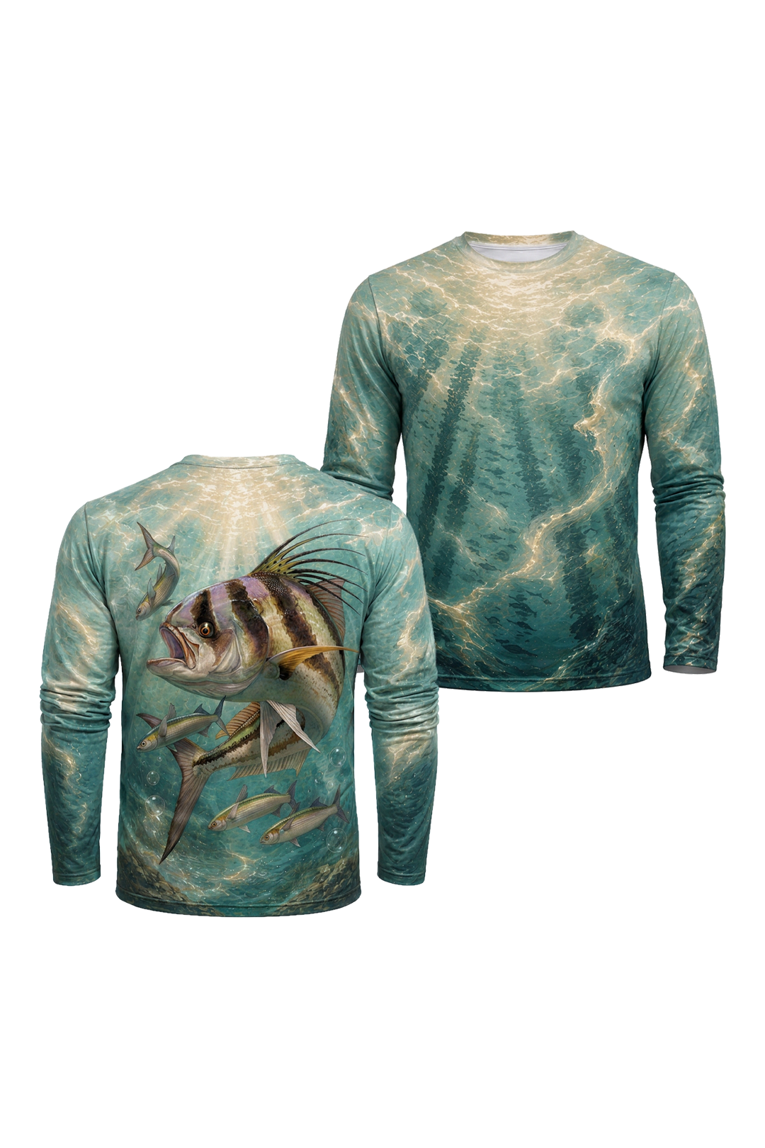 Performance Fishing Long Sleeve - Crestwater Rooster - AOF192 image 1