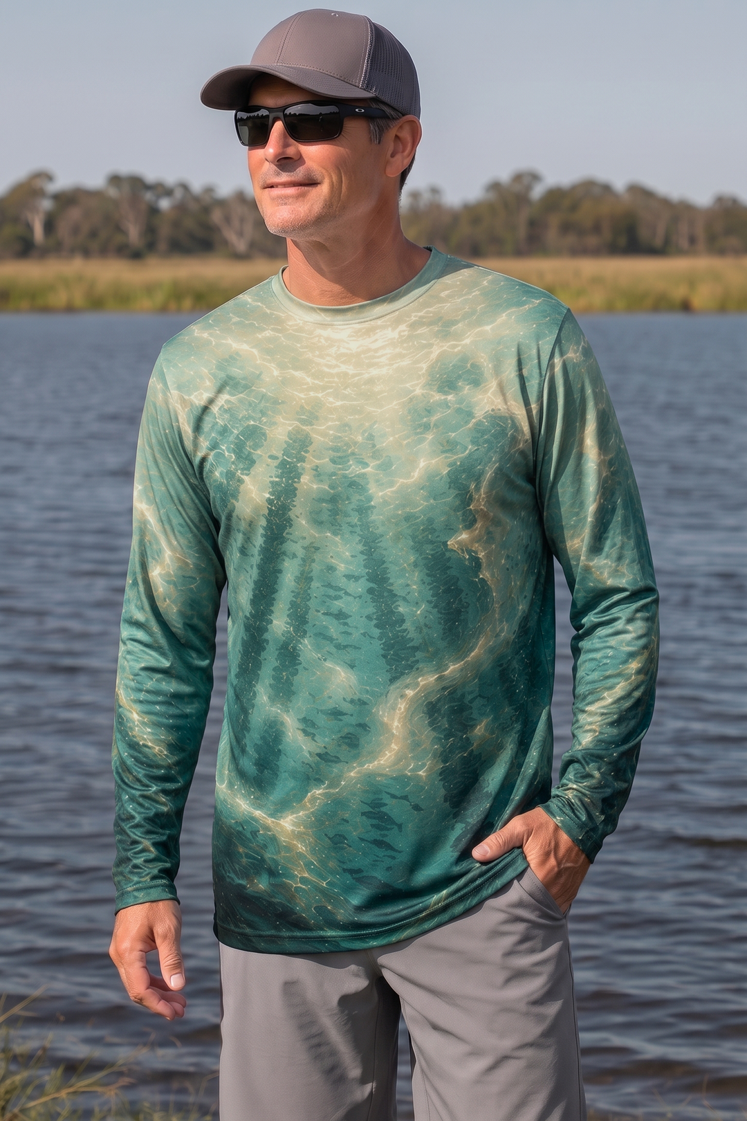 Performance Fishing Long Sleeve - Crestwater Rooster - AOF192 image 3