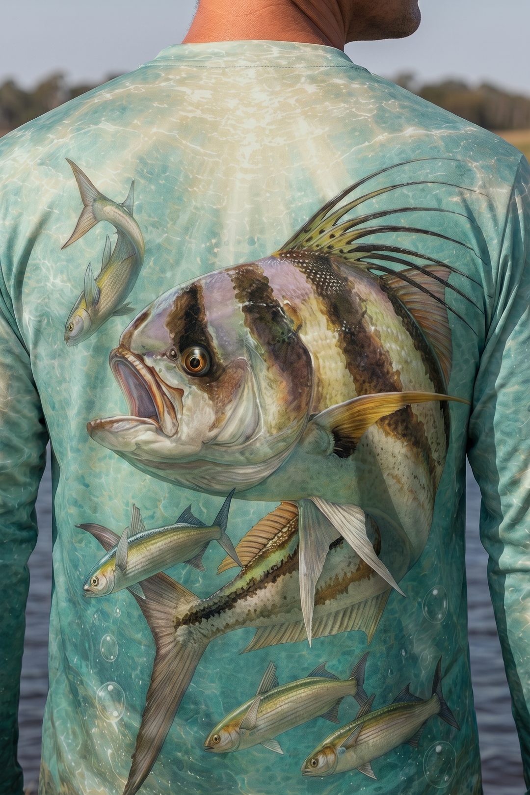Performance Fishing Long Sleeve - Crestwater Rooster - AOF192 image 4