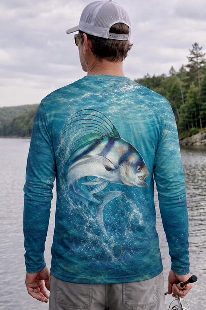 Performance Fishing Long Sleeve - Roosterfish, Crestborn - AOF193 image 2