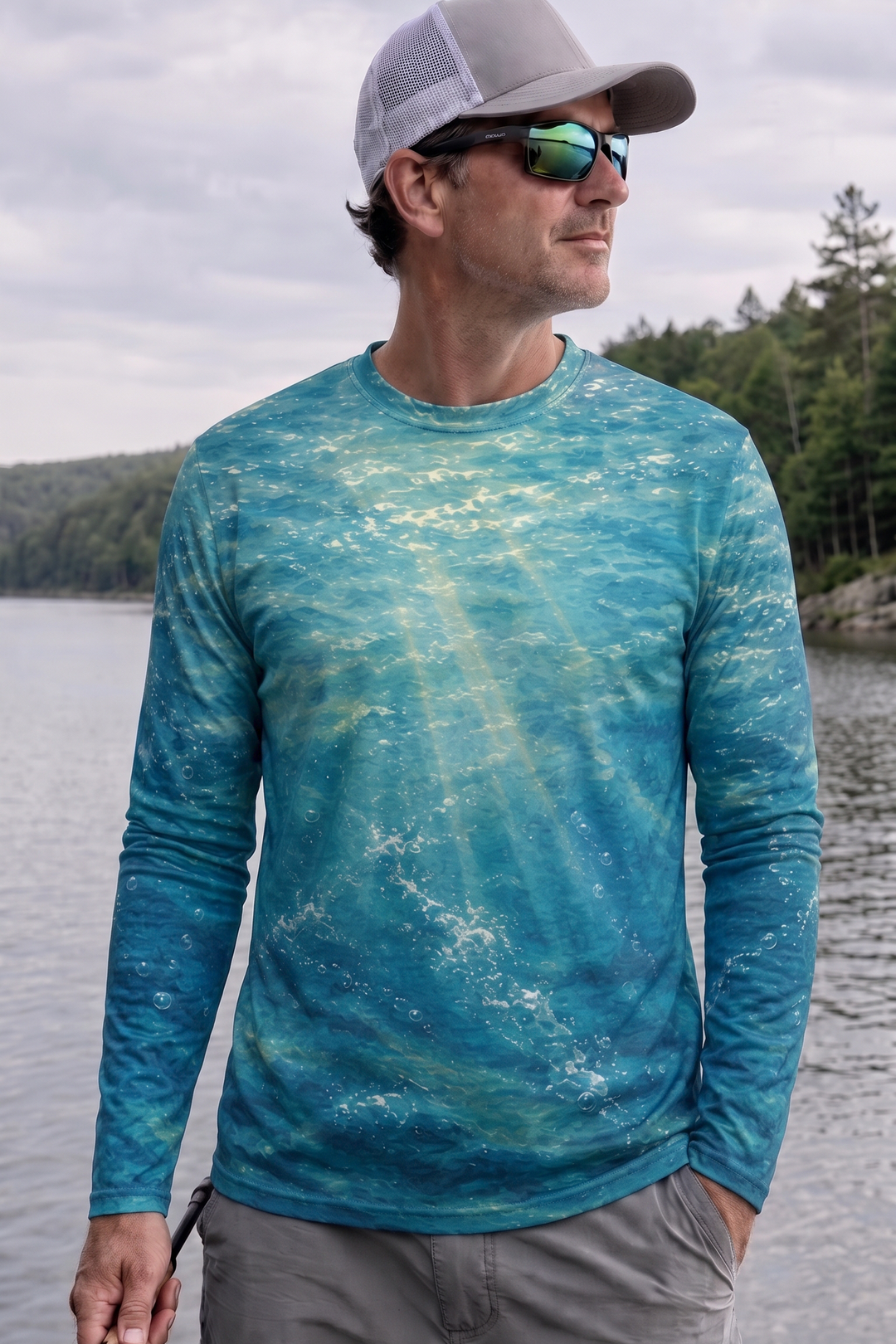 Performance Fishing Long Sleeve - Roosterfish, Crestborn - AOF193 image 3