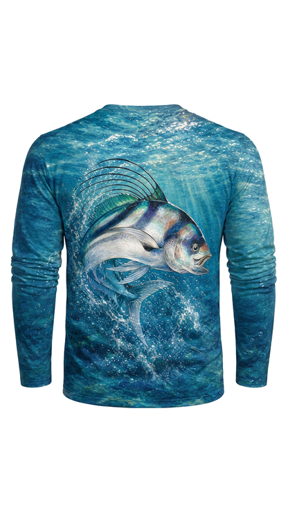 Performance Fishing Long Sleeve - Roosterfish, Crestborn - AOF193 image 5