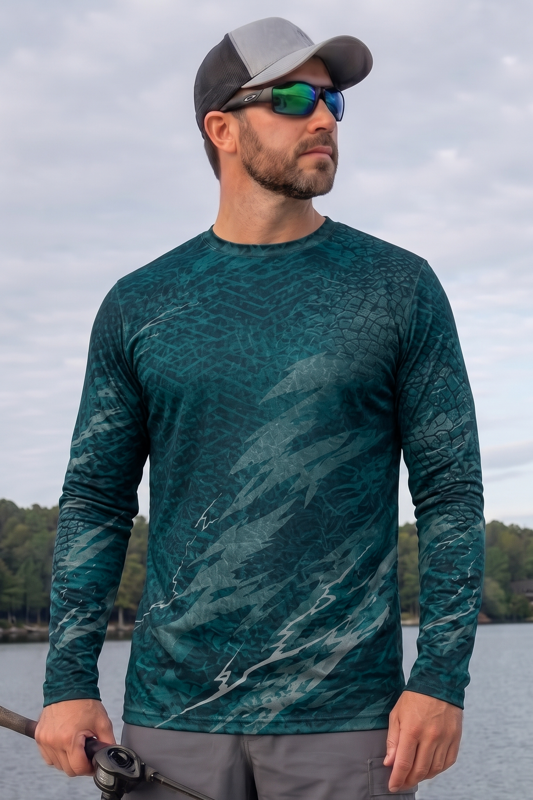 Performance Fishing Long Sleeve - Alligator, Tyrant of the Swamp - AOF196 image 3