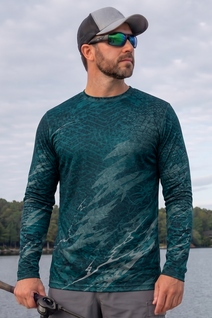 Performance Fishing Long Sleeve - Alligator, Tyrant of the Swamp - AOF196 image 3
