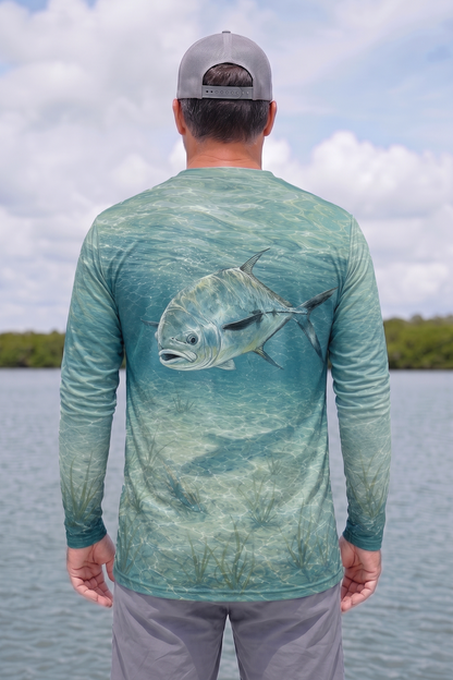 Performance Fishing Long Sleeve - Permit, Warden of the Silver Flats - AOF197 image 2