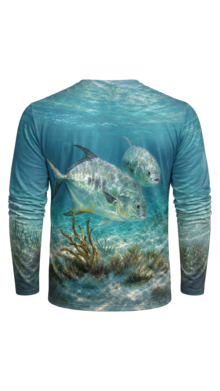 Performance Fishing Long Sleeve - Permit, Twin Shadows of the Shallows - AOF198 image 5