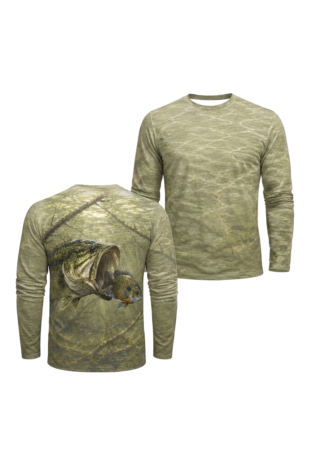 Performance Fishing Long Sleeve - Shallow Strike Bass - TBT241 image 1