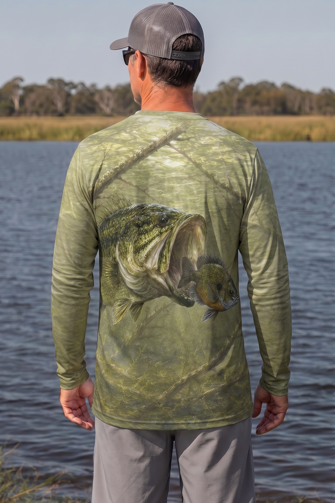 Performance Fishing Long Sleeve - Shallow Strike Bass - TBT241 image 2