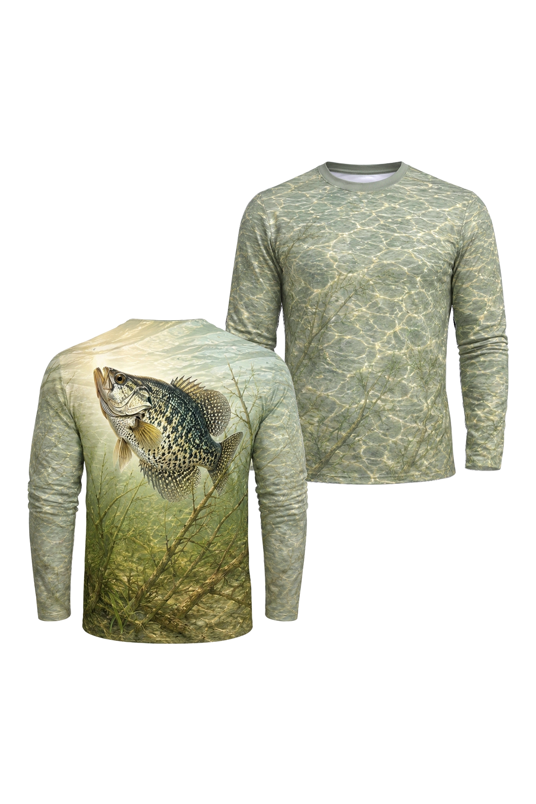 Performance Fishing Long Sleeve - Sunlit Timber Crappie - TBT242 image 1