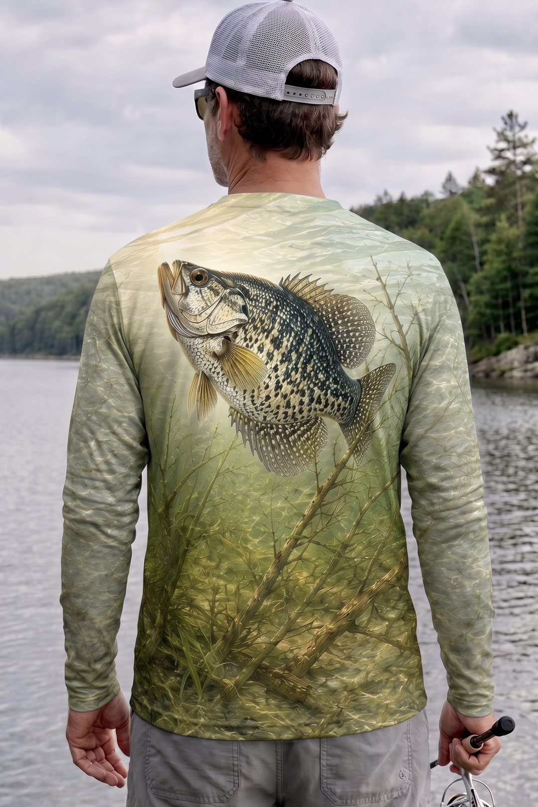 Performance Fishing Long Sleeve - Sunlit Timber Crappie - TBT242 image 2