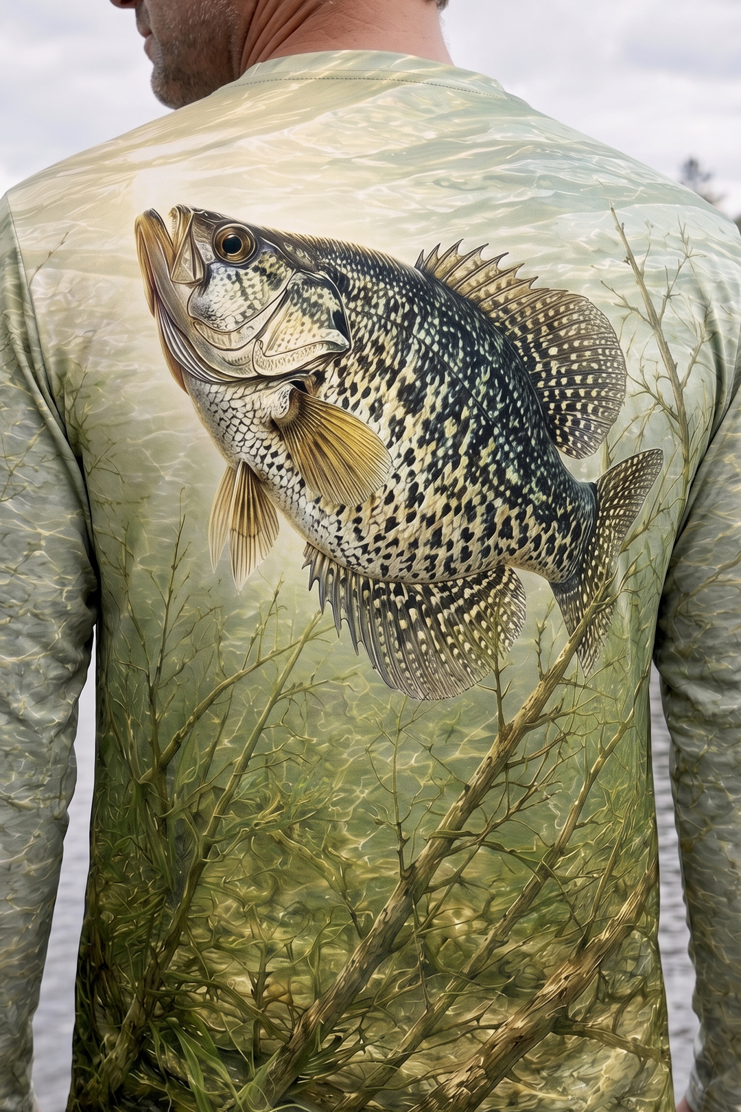 Performance Fishing Long Sleeve - Sunlit Timber Crappie - TBT242 image 4
