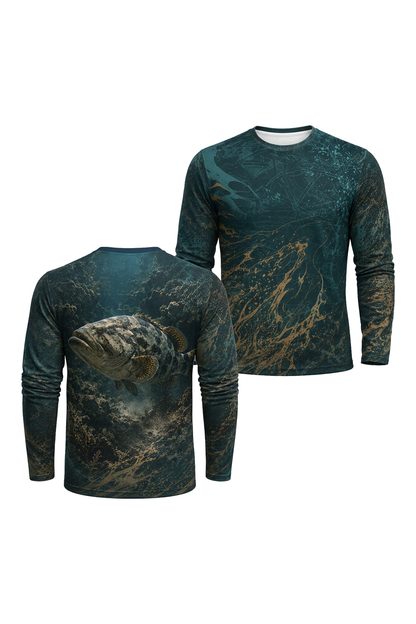 Performance Fishing Long Sleeve - Grouperrrrr - AOF200 image 1