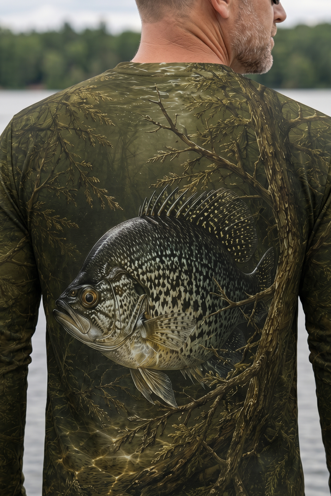 Performance Fishing Long Sleeve - Deep Timber Crappie - TBT243 image 4