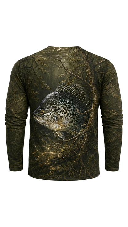 Performance Fishing Long Sleeve - Deep Timber Crappie - TBT243 image 5