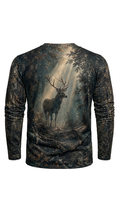 Performance Fishing Long Sleeve - Shadowwood Whitetail- AOF201 image 6