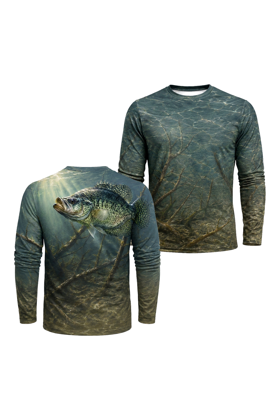 Performance Fishing Long Sleeve - Sunlit Bayou Crappie - TBT244 image 1