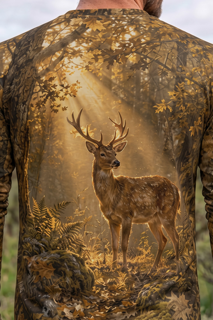 Performance Fishing Long Sleeve - Golden Forest Buck- AOF202 image 4