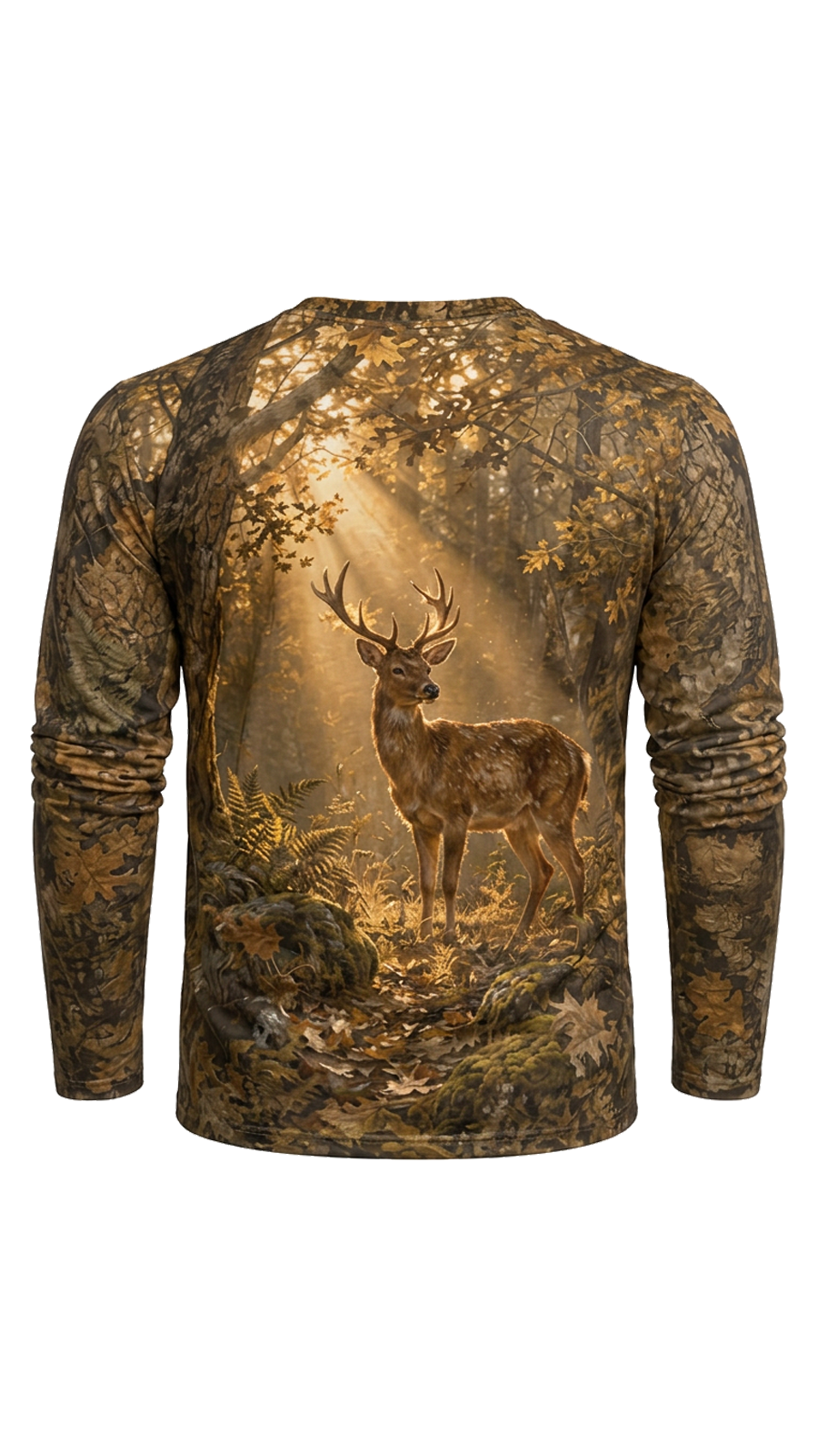Performance Fishing Long Sleeve - Golden Forest Buck- AOF202 image 5
