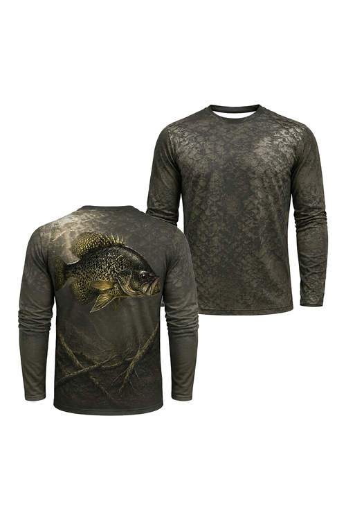 Performance Fishing Long Sleeve - Black Bayou Crappie - TBT245 image 1