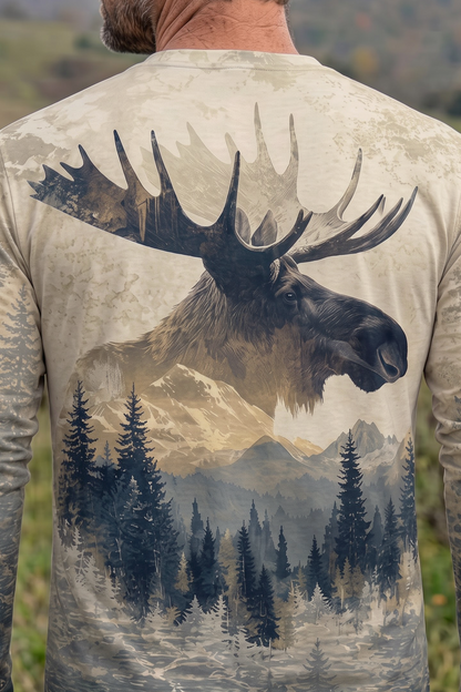 Performance Fishing Long Sleeve - Mountain Moose Heritage- AOF203 image 4