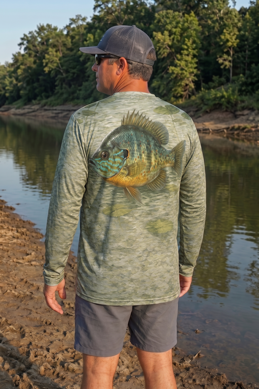 Performance Fishing Long Sleeve - Shallow Pad Pumpkinseed - TBT246 image 2