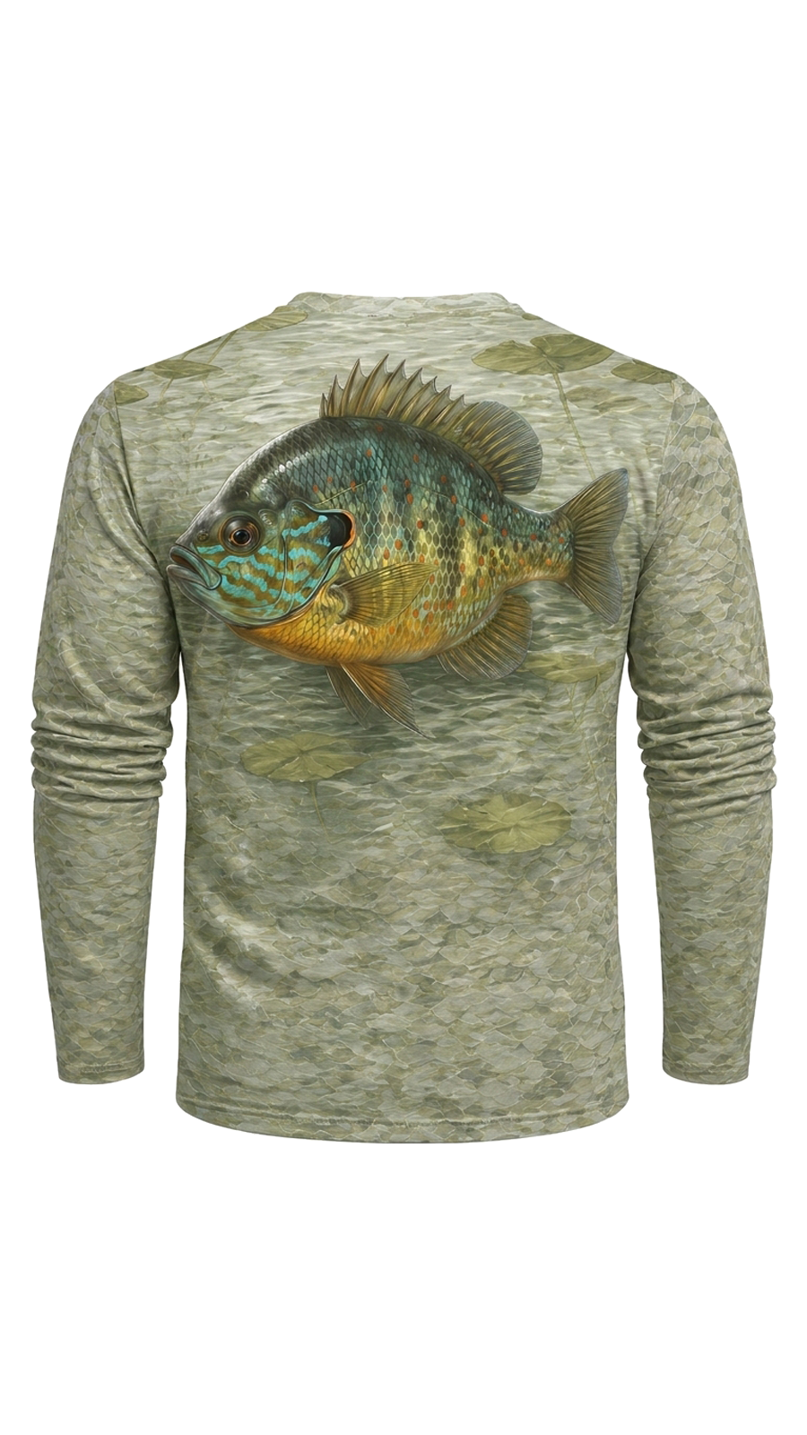 Performance Fishing Long Sleeve - Shallow Pad Pumpkinseed - TBT246 image 5