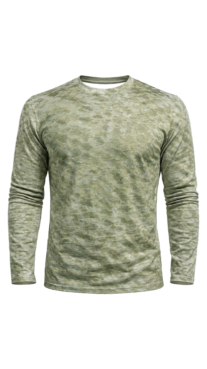 Performance Fishing Long Sleeve - Shallow Pad Pumpkinseed - TBT246 image 6