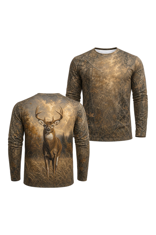Performance Fishing Long Sleeve - Prairie Stag Sunrise- AOF204 image 1