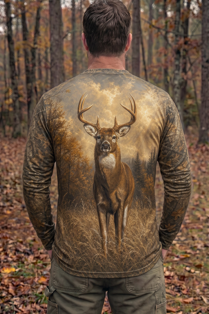 Performance Fishing Long Sleeve - Prairie Stag Sunrise- AOF204 image 2