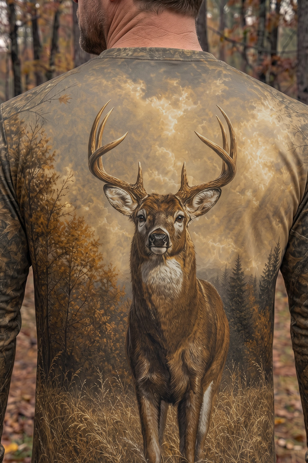 Performance Fishing Long Sleeve - Prairie Stag Sunrise- AOF204 image 4