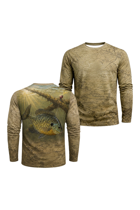 Performance Fishing Long Sleeve - Sunlit Timber Bluegill - TBT248 image 1