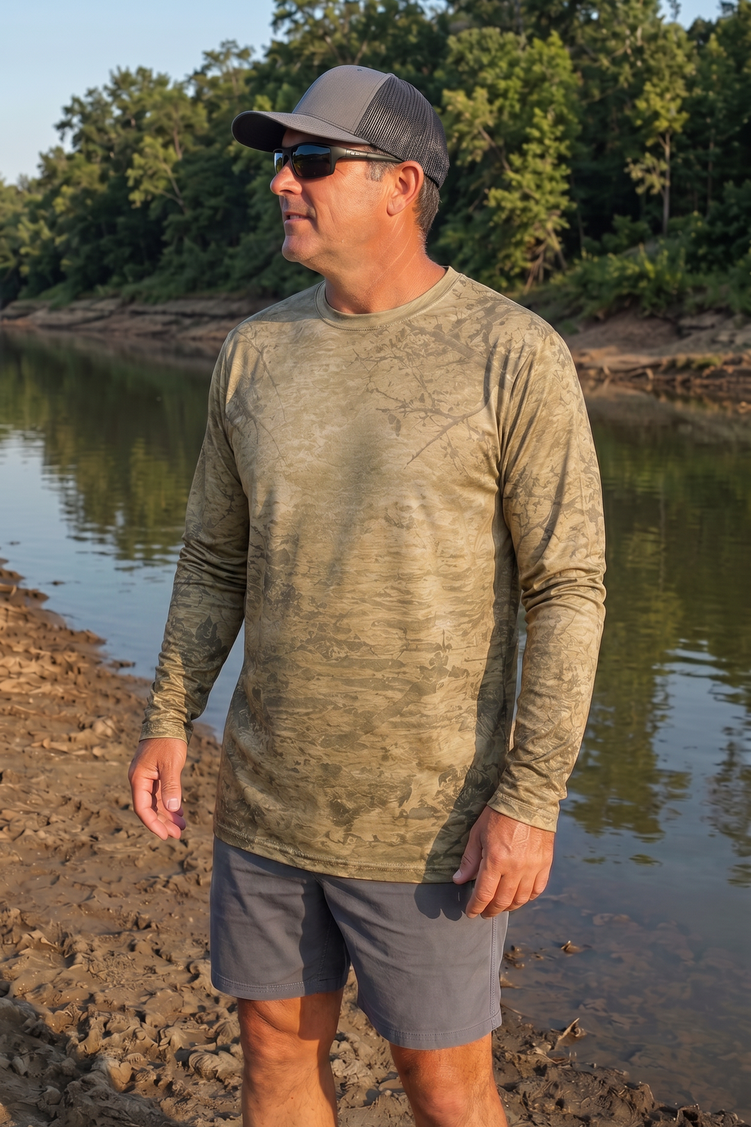 Performance Fishing Long Sleeve - Sunlit Timber Bluegill - TBT248 image 3