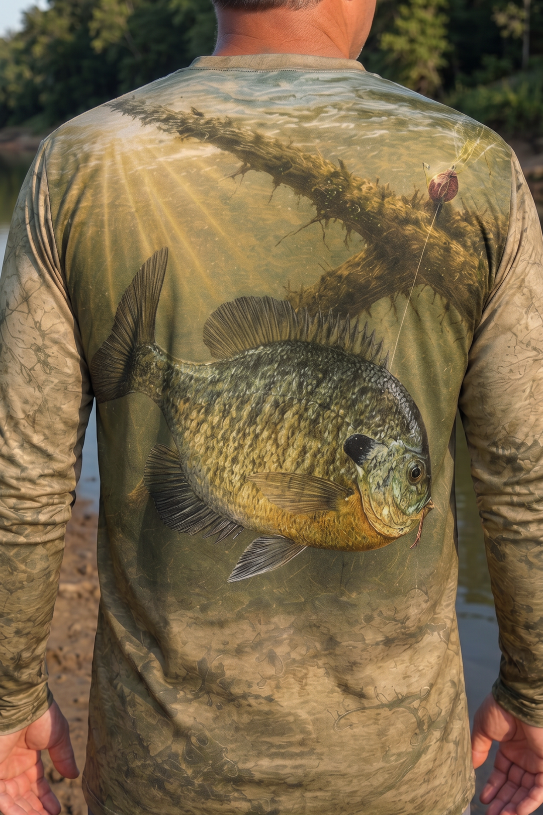 Performance Fishing Long Sleeve - Sunlit Timber Bluegill - TBT248 image 4