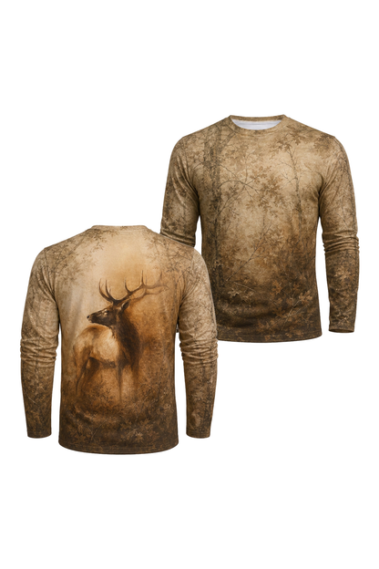 Performance Fishing Long Sleeve - Silent Timber Monarch - AOF206 image 1