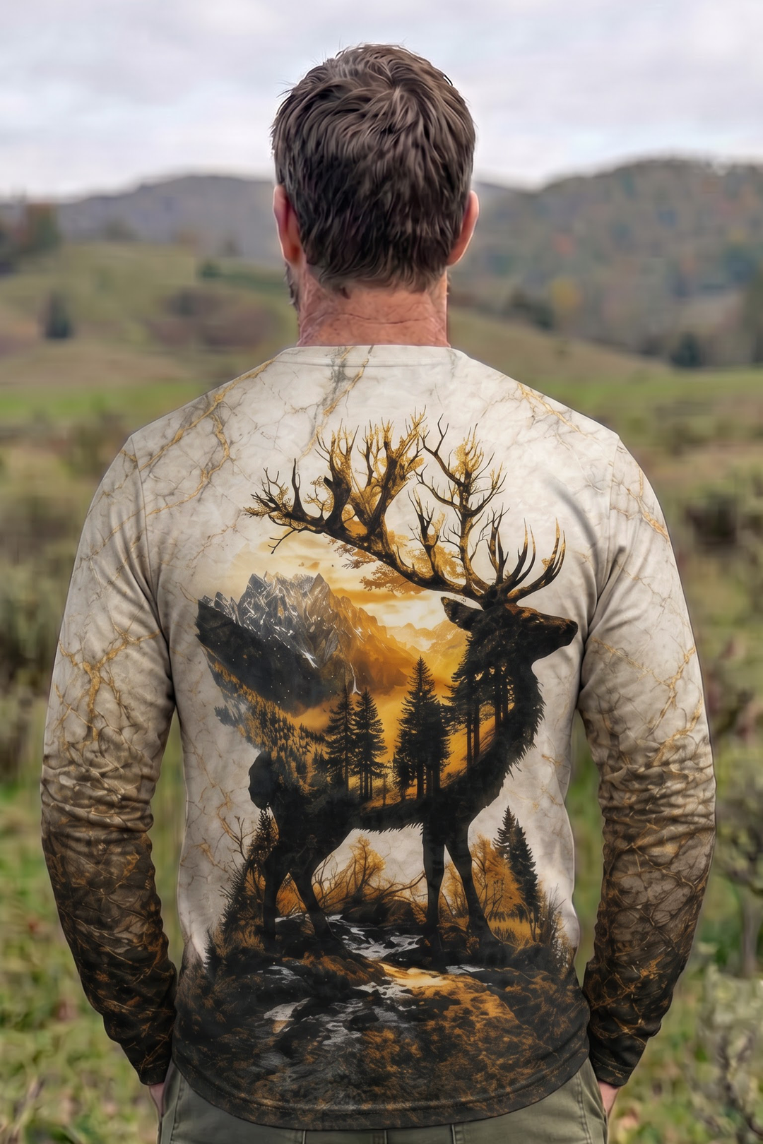 Performance Fishing Long Sleeve - Gilded Mountain Spirit - AOF207 image 2