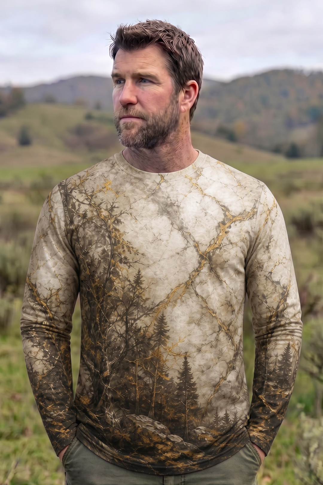 Performance Fishing Long Sleeve - Gilded Mountain Spirit - AOF207 image 3