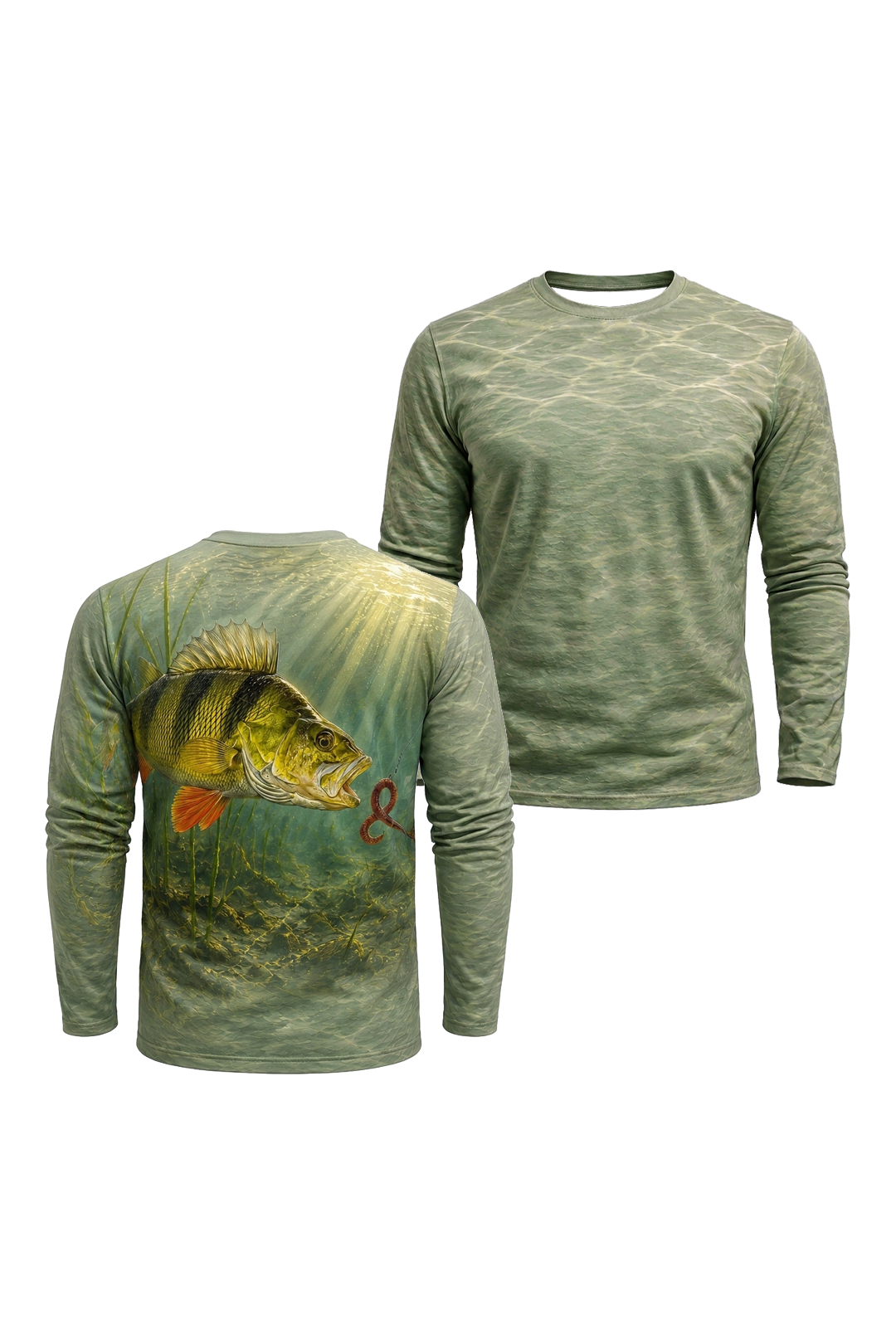 Performance Fishing Long Sleeve - Sunlit Grass Perch - TBT252 image 1