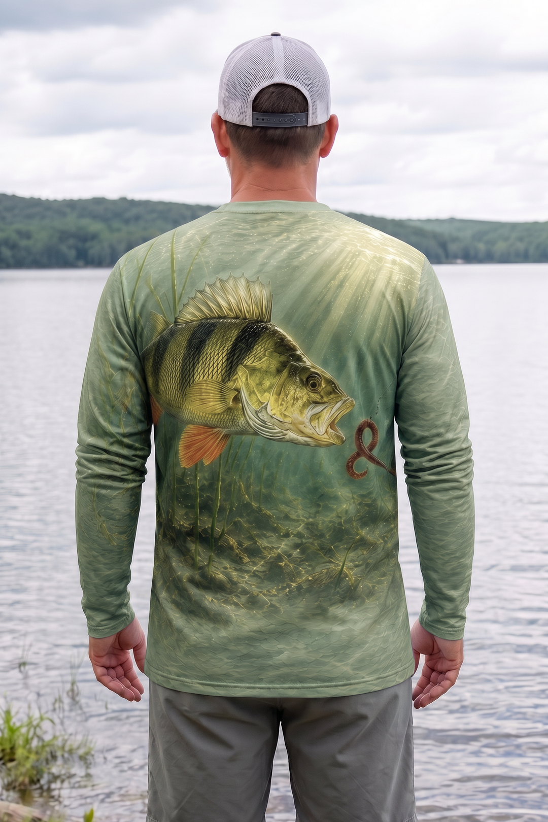 Performance Fishing Long Sleeve - Sunlit Grass Perch - TBT252 image 2