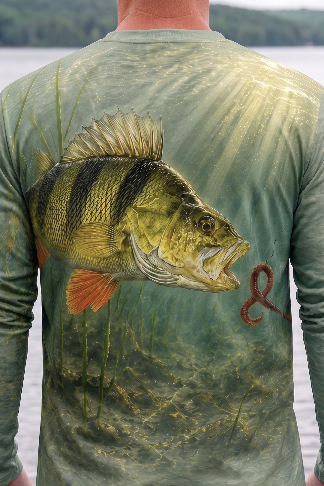 Performance Fishing Long Sleeve - Sunlit Grass Perch - TBT252 image 4