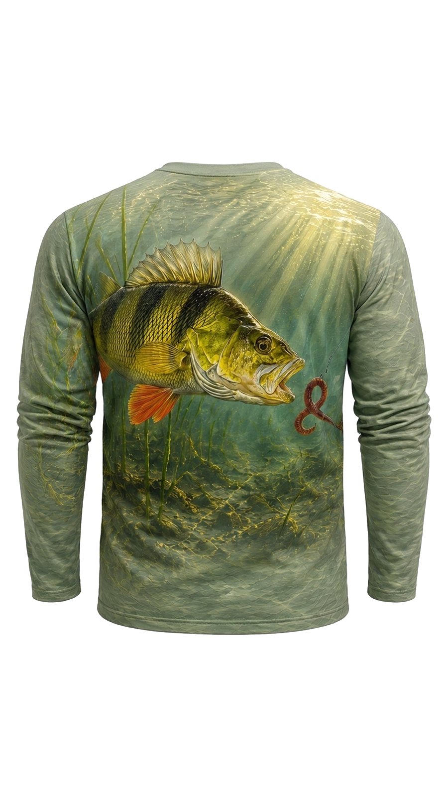 Performance Fishing Long Sleeve - Sunlit Grass Perch - TBT252 image 5