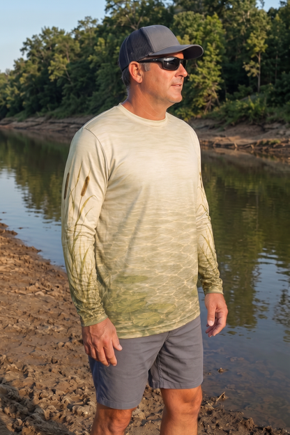 Performance Fishing Long Sleeve - Marsh Breach Bluegill - TBT253 image 3