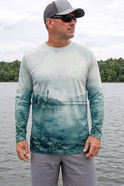 Performance Fishing Long Sleeve - Northern Depths Walleye - ULS310V image 3