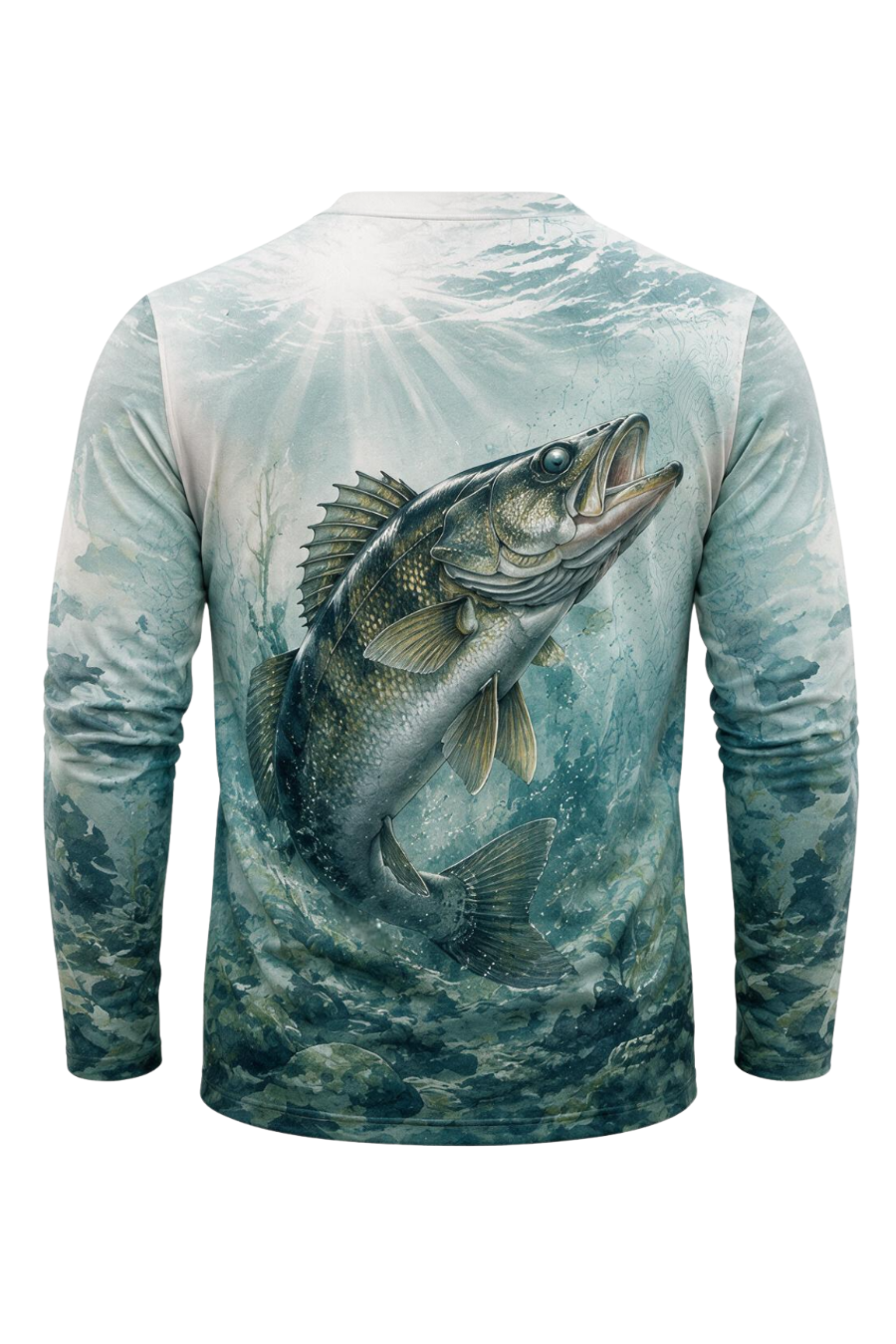Performance Fishing Long Sleeve - Northern Depths Walleye - ULS310V image 5