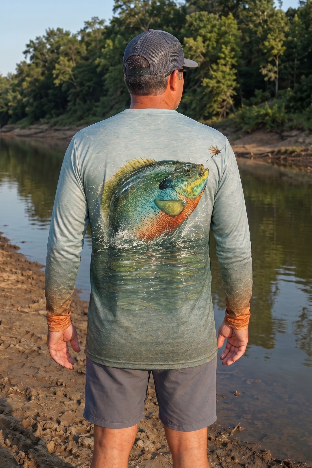 Performance Fishing Long Sleeve - Topwater Fly Bluegill - TBT254 image 2