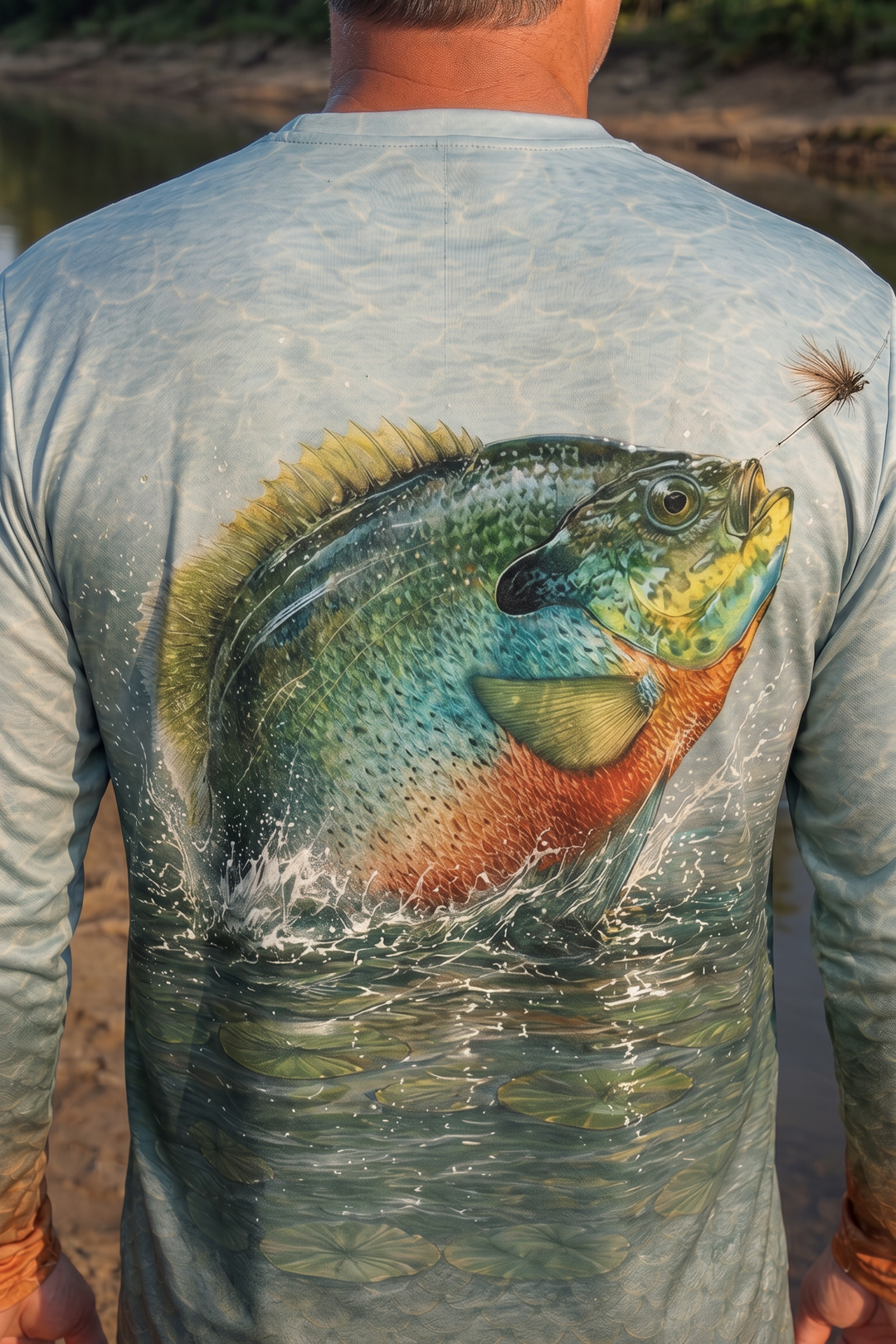 Performance Fishing Long Sleeve - Topwater Fly Bluegill - TBT254 image 4