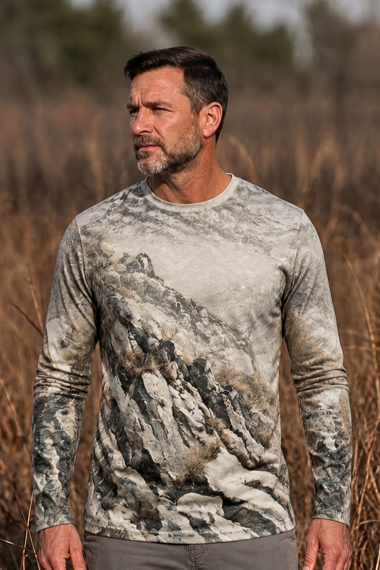 Performance Hunting Long Sleeve - High Desert Ridge Chukar - ULS311V image 3