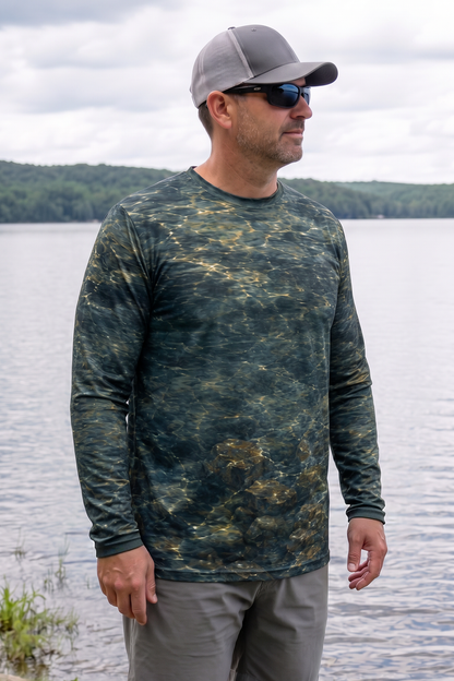 Performance Fishing Long Sleeve - Deep Breach Walleye - TBT255 image 3