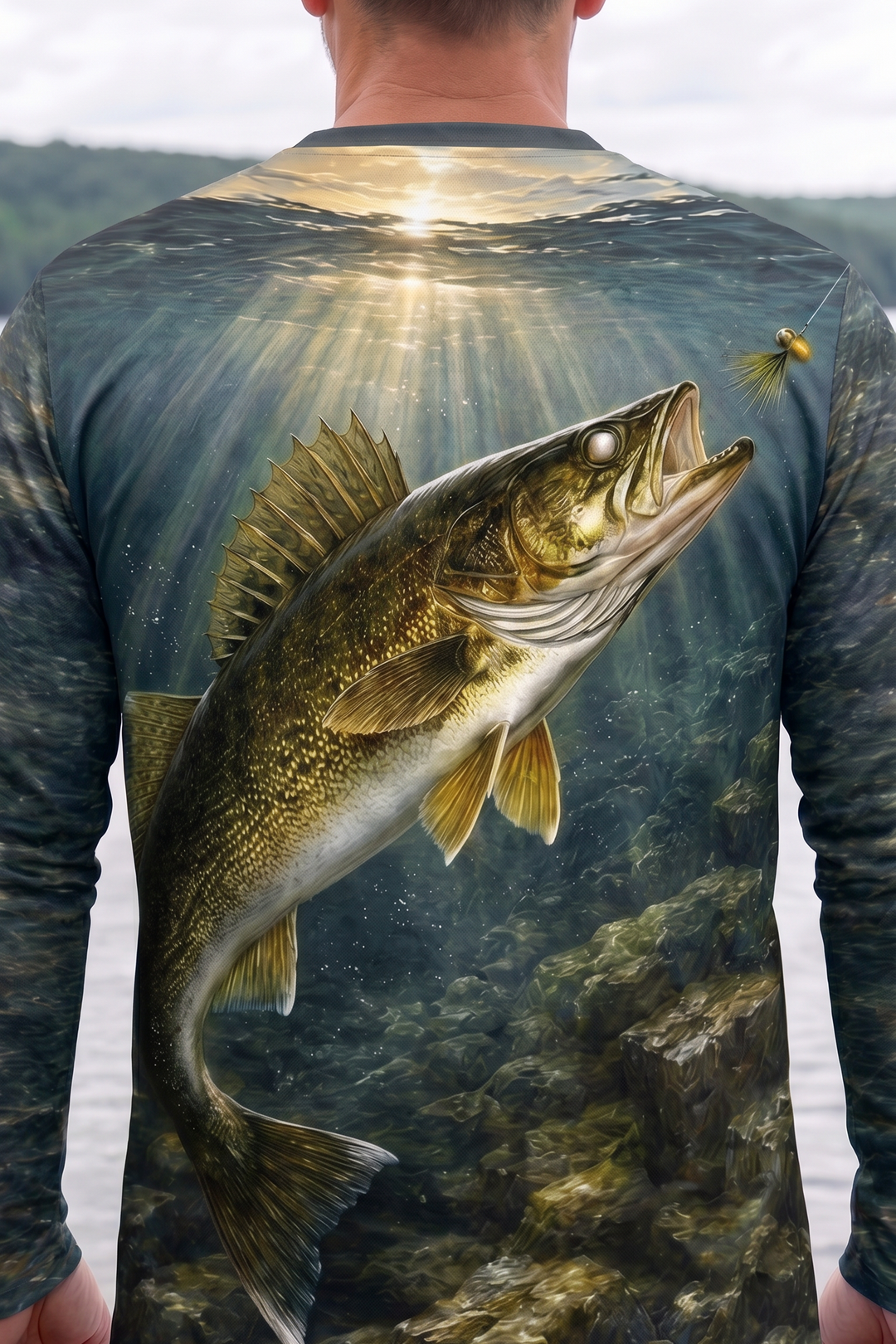 Performance Fishing Long Sleeve - Deep Breach Walleye - TBT255 image 4
